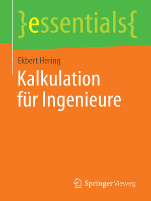 cover image of Kalkulation für Ingenieure